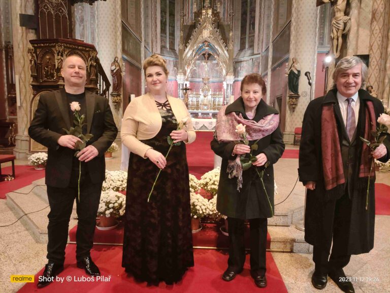 Olga Koblížková, Robert Fuchs, Vlasta Korbová a Arnošt Proschek