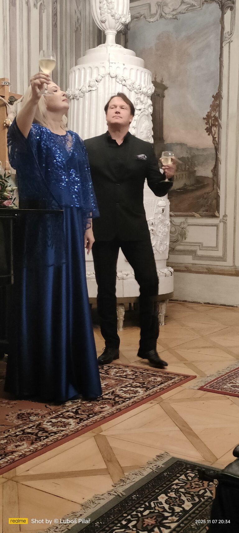 Aleš Briscain a Marina Vyskvorkina